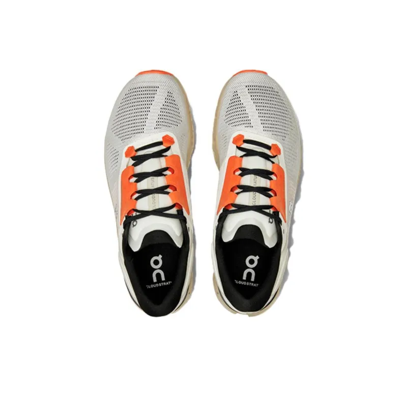 On CloudStratus 3 Undyed White Sand Orange-3
