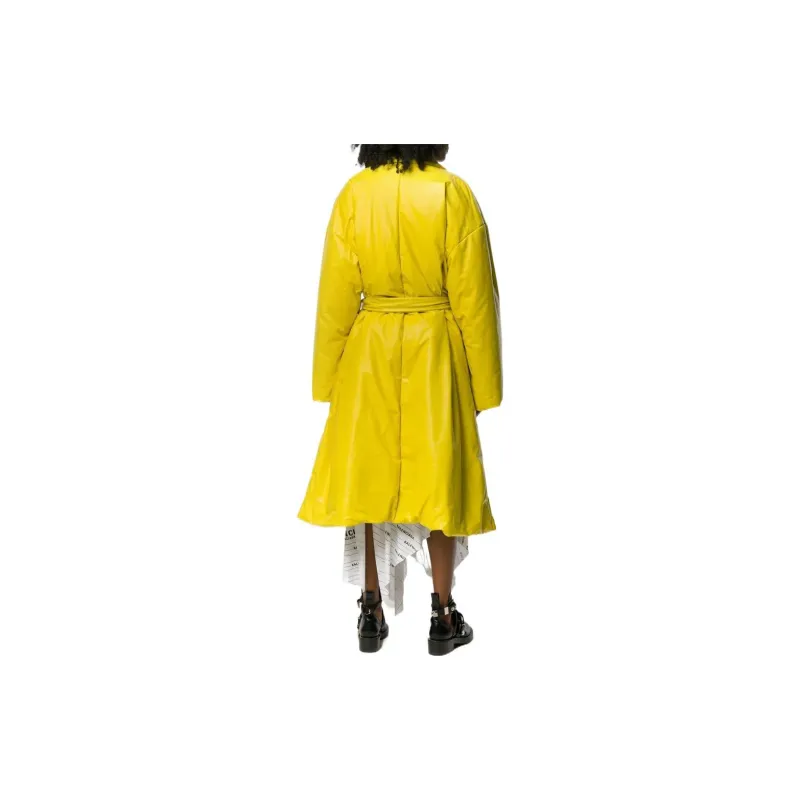 Balenciaga Trench Coat Women's Yellow-2