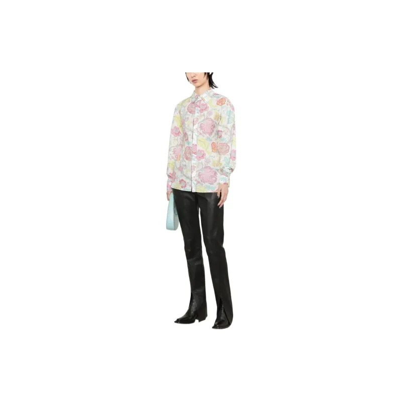 Marine Serre Reversed Corset Shirt-1