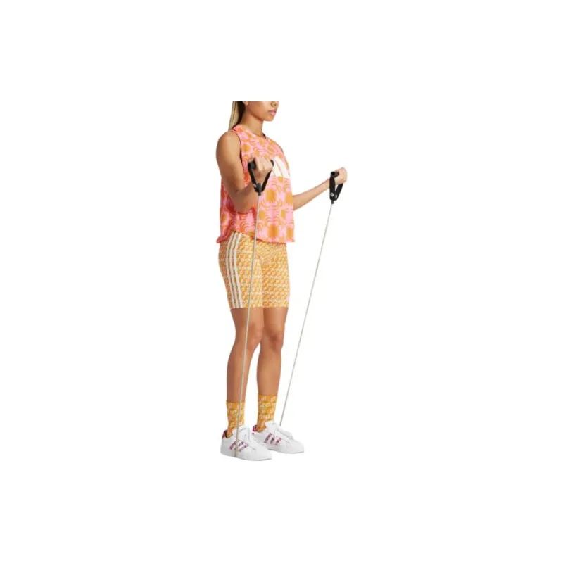 Adidas FARM Rio Tank Tops Women's Pink Luminance/Sun Orange-3