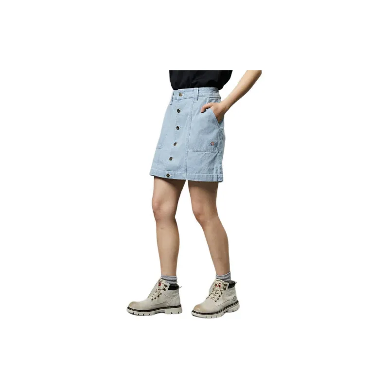 Dickies Denim Short Skirts Women's-3