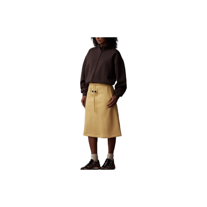 Fear Of God Essentials SS23 Casual Long Skirts Women's Light Yellow-4