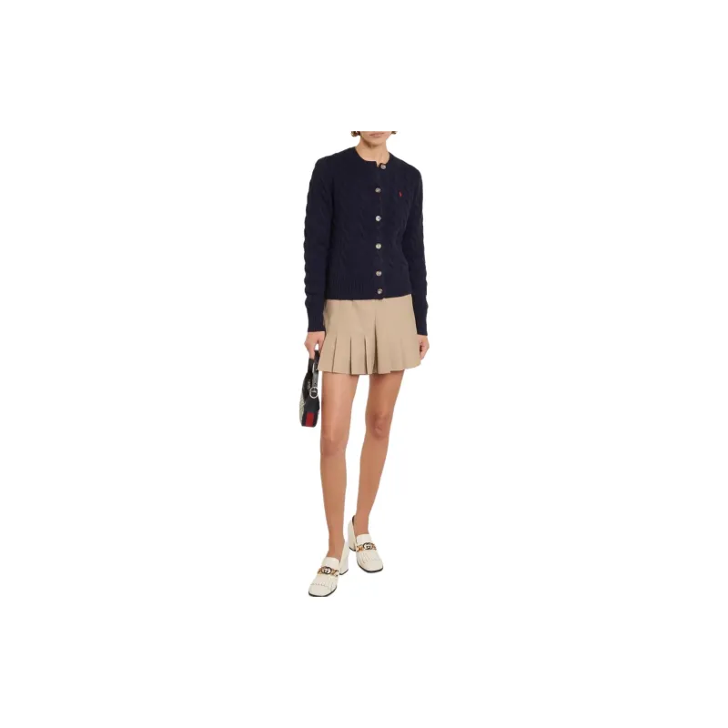 Polo Ralph Lauren Pony Embroidered Cable Knit Cardigan-2
