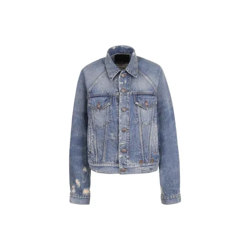 R13 Denim Jackets Women's Blue