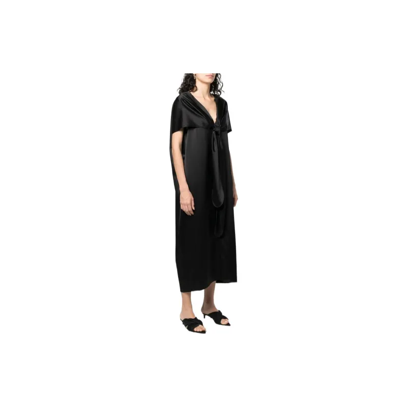 TOTEME Knot-detail Cape Dress-2