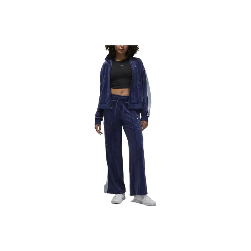 Jordan Knitted Sweatpants Women's Blue-2