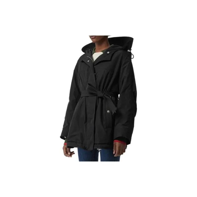 Burberry Coats Women's Black-4