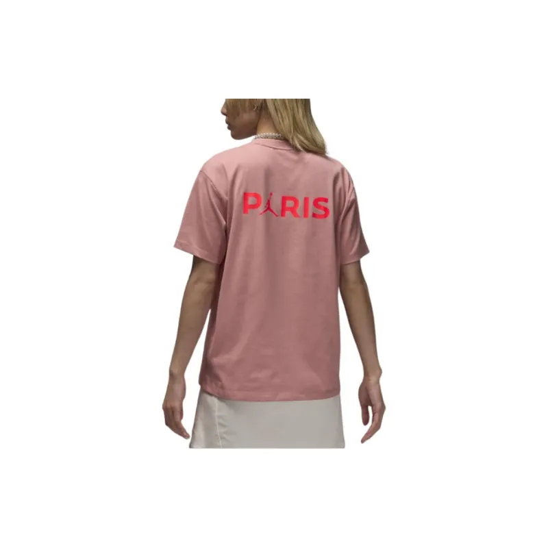 Jordan Paris Saint-Germain T-Shirt Women's Rusty Pink-1