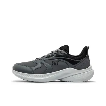 361° Blade 2.0 Warm Rebound Low Top Casual Running Shoes Men's Gray Black