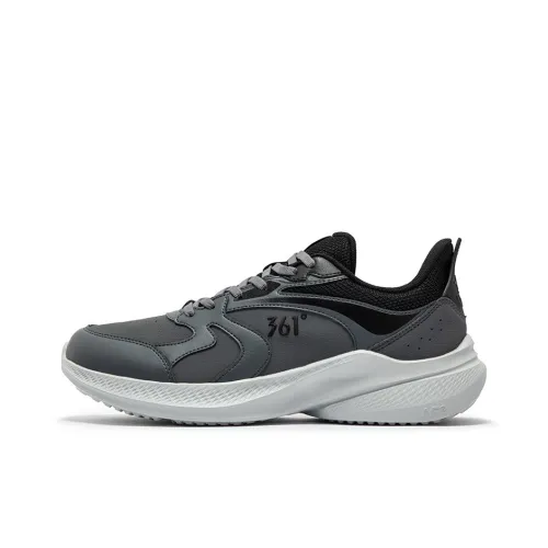 361° Blade 2.0 Warm Rebound Low Top Casual Running Shoes Men's Gray Black