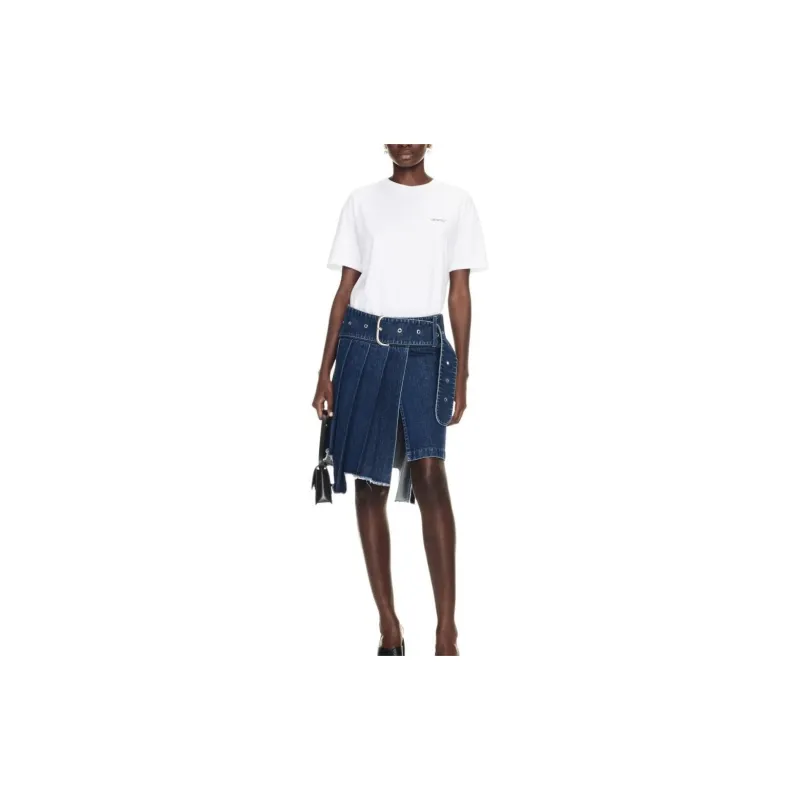 OFF WHITE Floral Printed Crewneck T Shirt-2