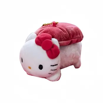 Sanrio Hello Kitty Gold Gunfish Sushi Kitty Dolls Plush Pendant 10cm Height