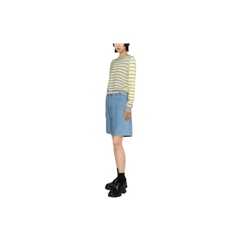 GANNI Striped Ribbed Jumper-3