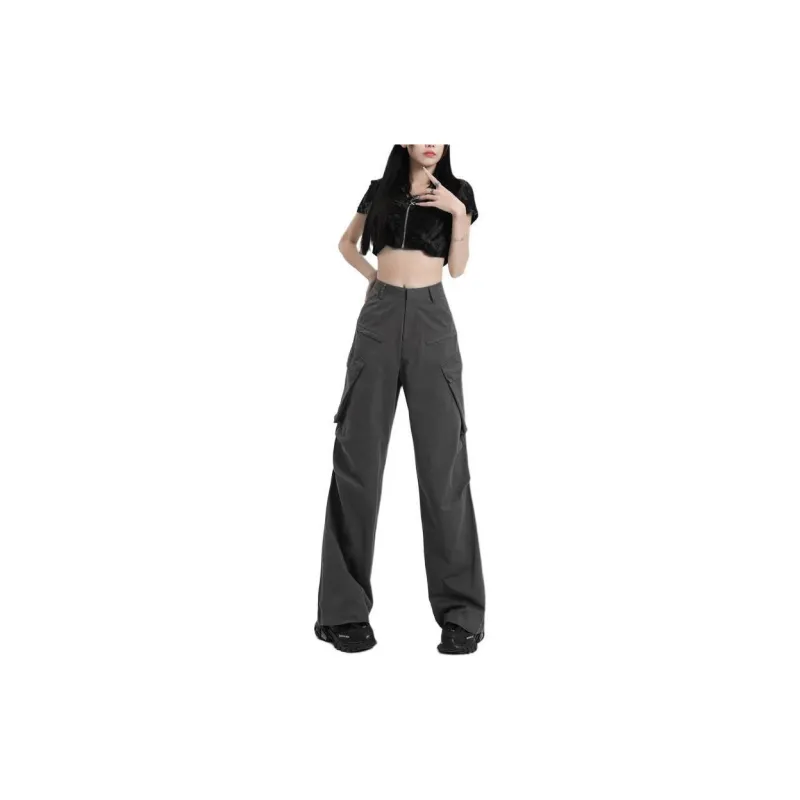 ZAVK Cargo Pants Women's Mud Card Gray-2
