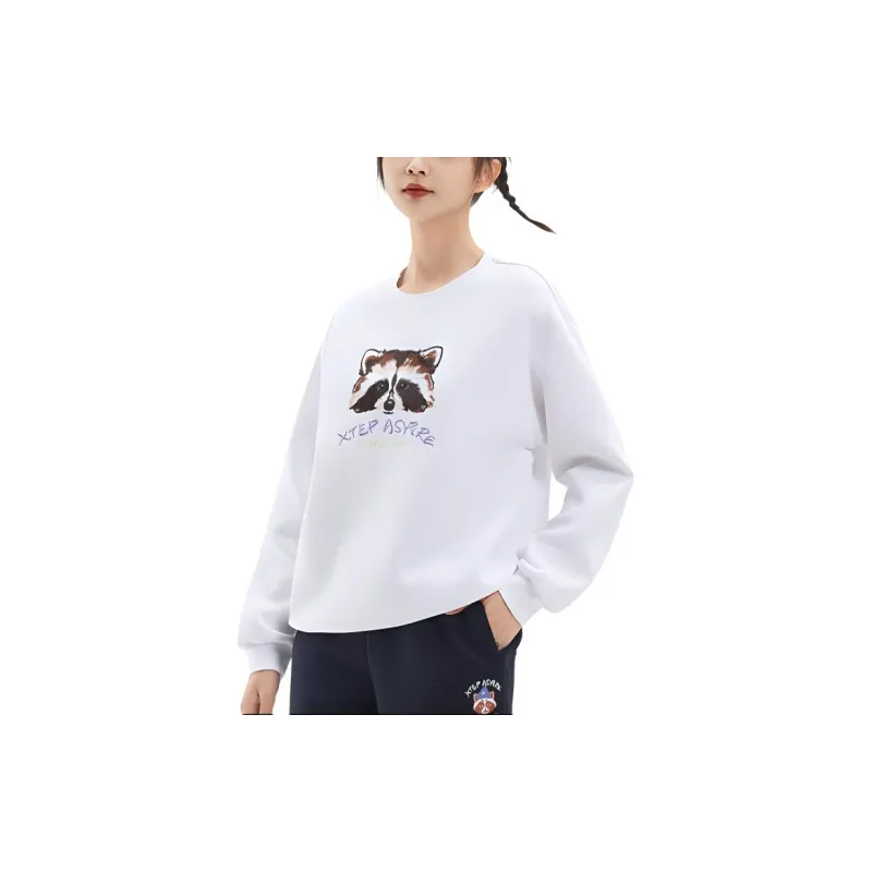 XTEP Vitality Series Sweatshirt Women's Pearl White-2