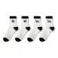White Flower 2+White Letter 2[4 Pack]