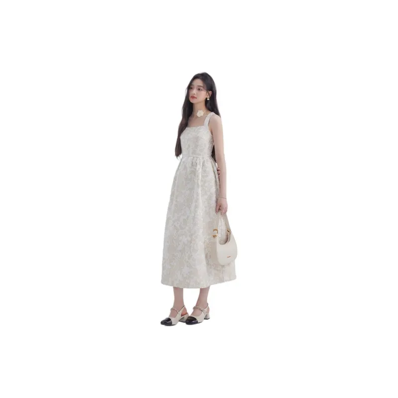 DEAR DEER PUFF Slip Dresses Women's Image Color-1