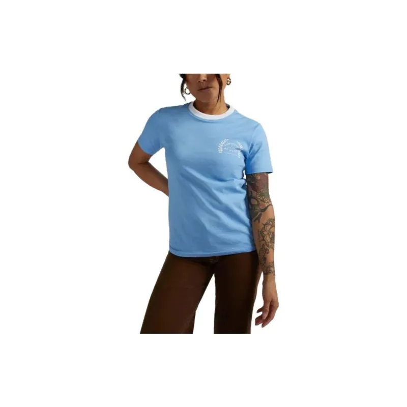 Converse Chuck Ringer T Shirt Women's Blue-1