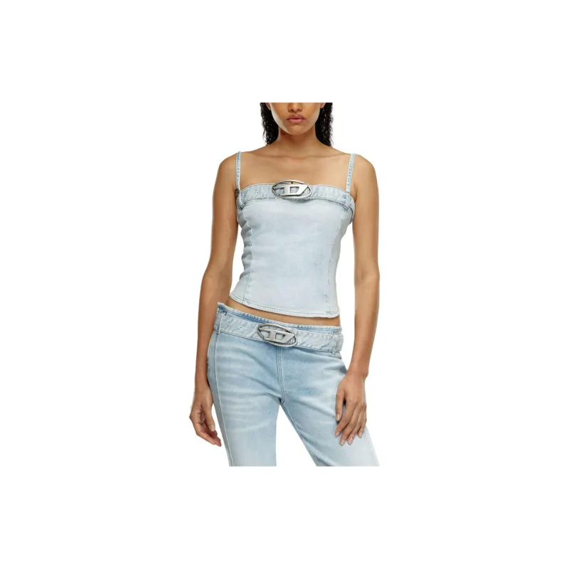 DIESEL De Lucy S Denim Tank Top-2
