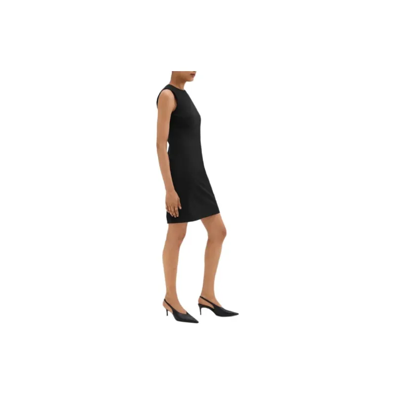 THEORY Sleeveless Dress Women's Black-6