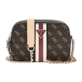 GUESS Polyurethane Shoulder Bag Crossbody Bag Mini Women's Brown