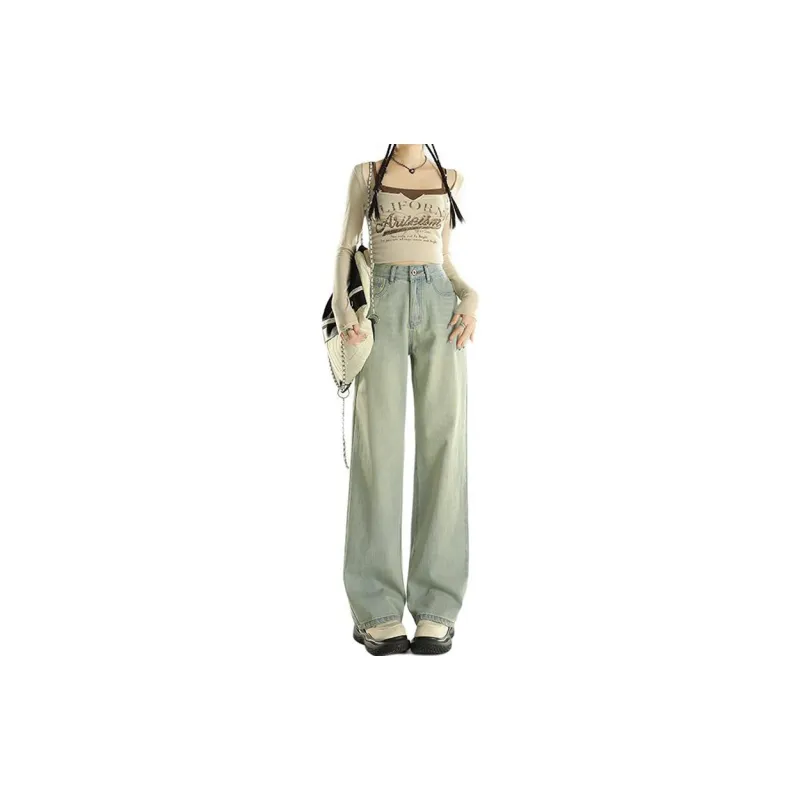 Concubine Zhu Jeans Women's Emerald Green-4