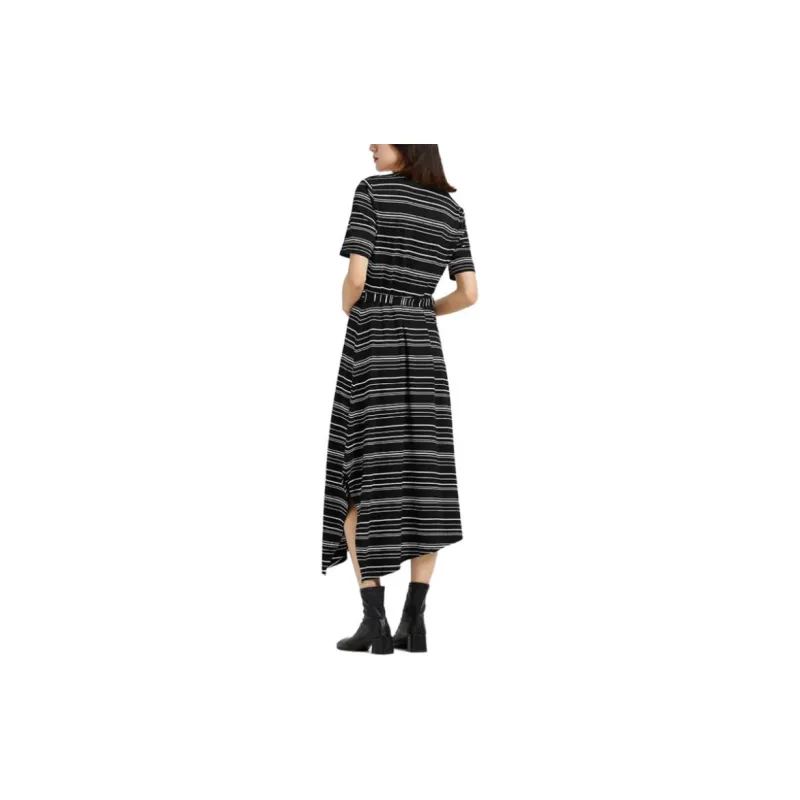 CLUB MONACO Short Sleeved Dresses Women's Black-3