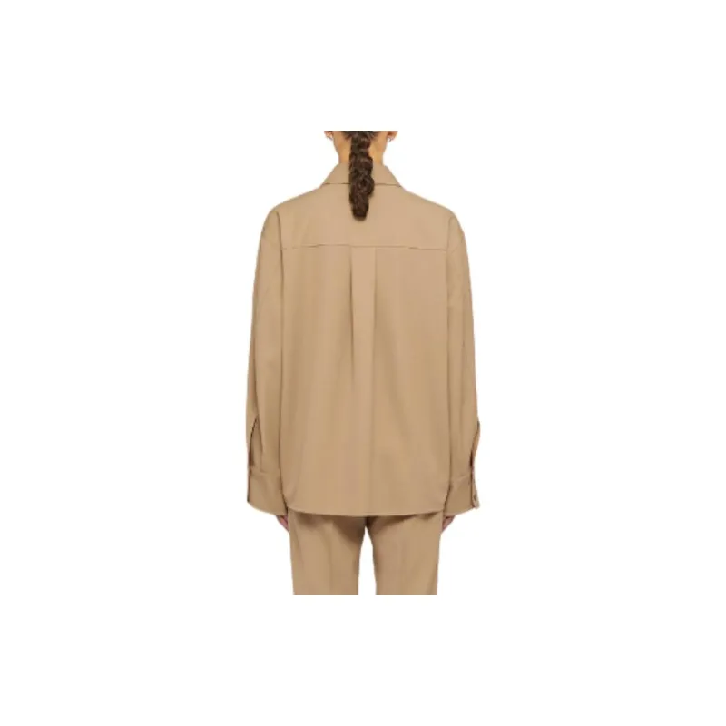 JIL SANDER Pointed collar Wool Shirt-1