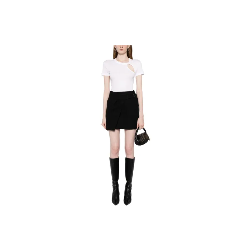 Helmut Lang Asymmetric Short sleeve Top-1