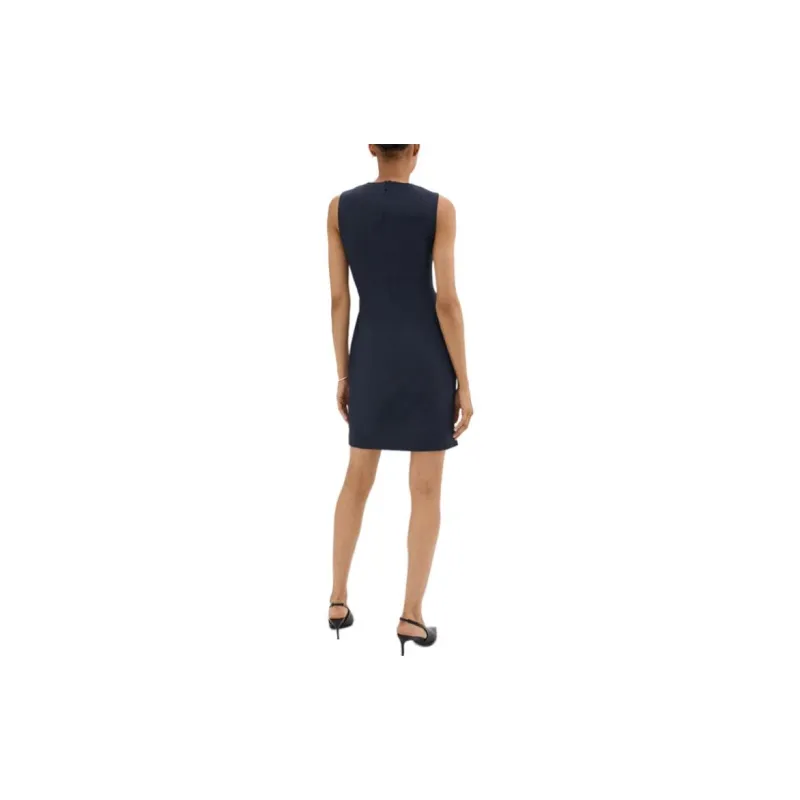 THEORY Sleeveless Dress Women's Black-4