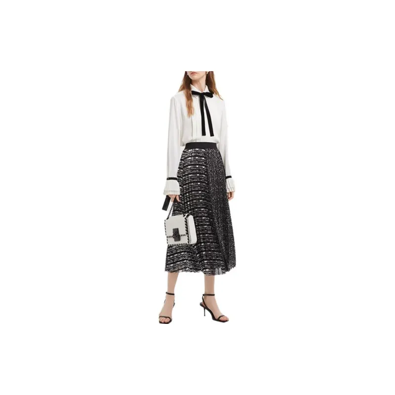 KARL LAGERFELD Casual Long Skirt Women's Black-1