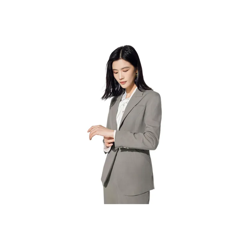 BBLLUUEE Business Suit Women's Tea Green-3