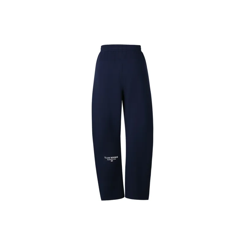 Reebok Knitted Sports Pants Unisex Navy Blue-1