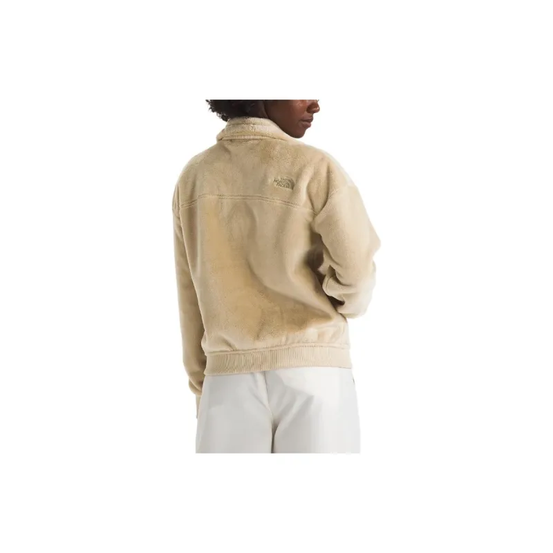 THE NORTH FACE Osito Lu Velvet-feel Coat Women's Gravel Stone Color-3