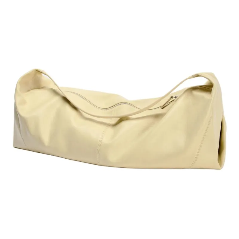 ZARA Sheepskin Portable Crossbody Bag Shoulder Bag Medium Size Women's Yellow-1