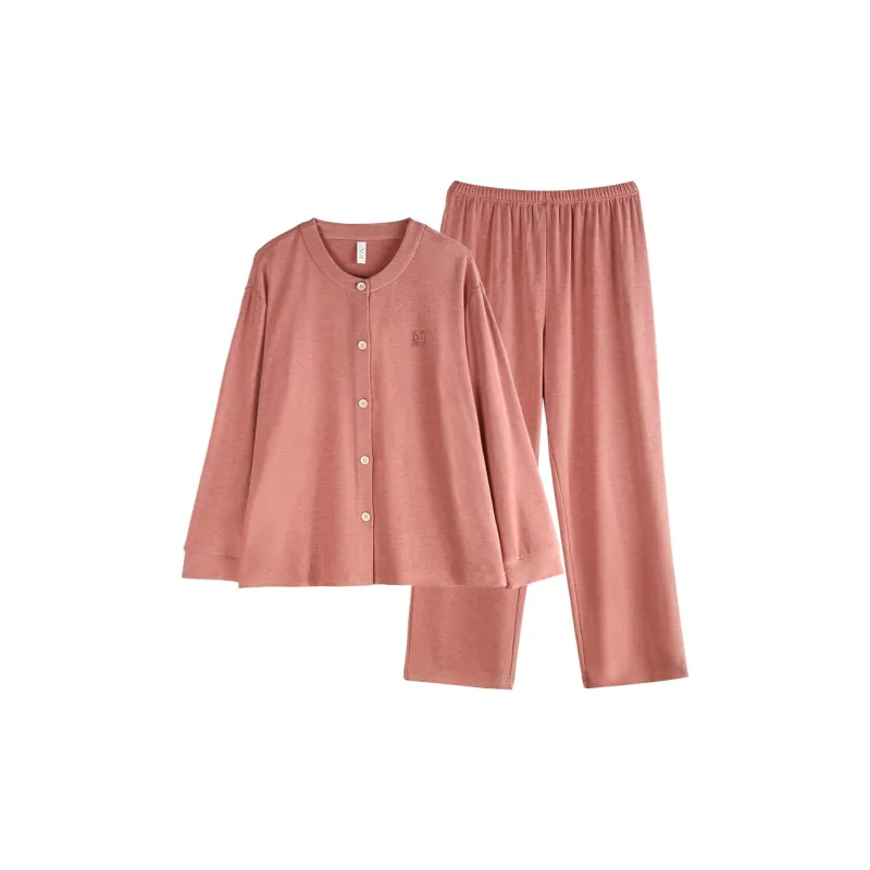 Xuan Liang Pajama Set Women's Camellia Pink-0