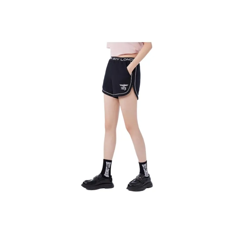 Boy London Casual Shorts Women's Black-3