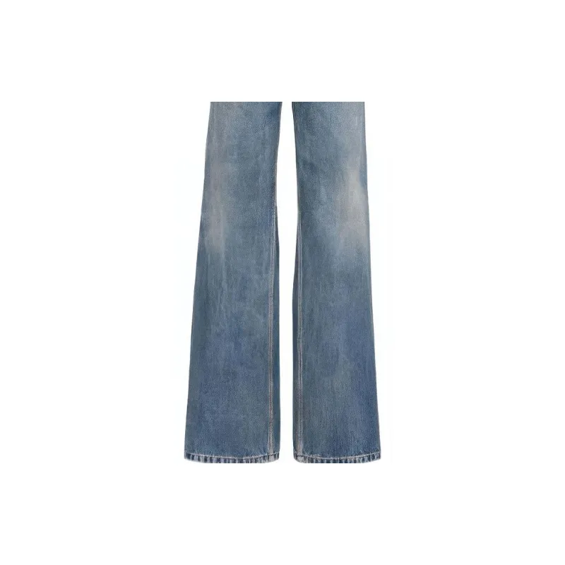 PRADA Bleached effect Straight leg Jeans-5