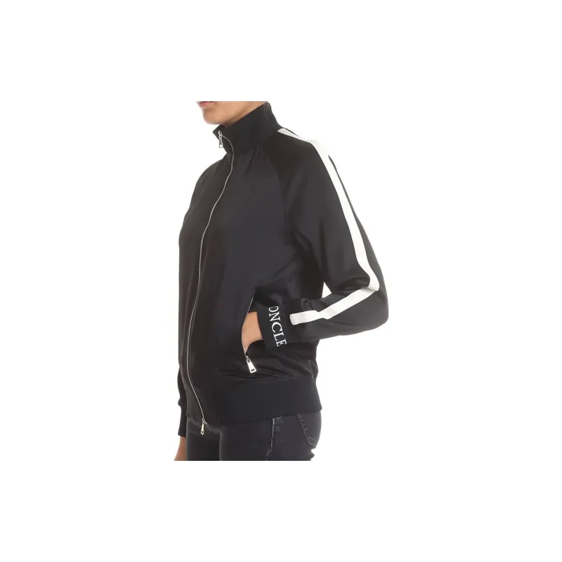 Moncler Sweat Jacket 'Black/White'-3