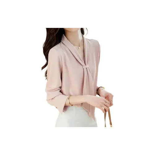 Korean style Shirts Women's Pink