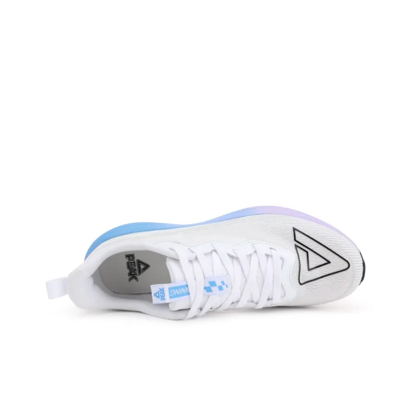 PEAK Low Top Running Shoes Men's White Blue-3