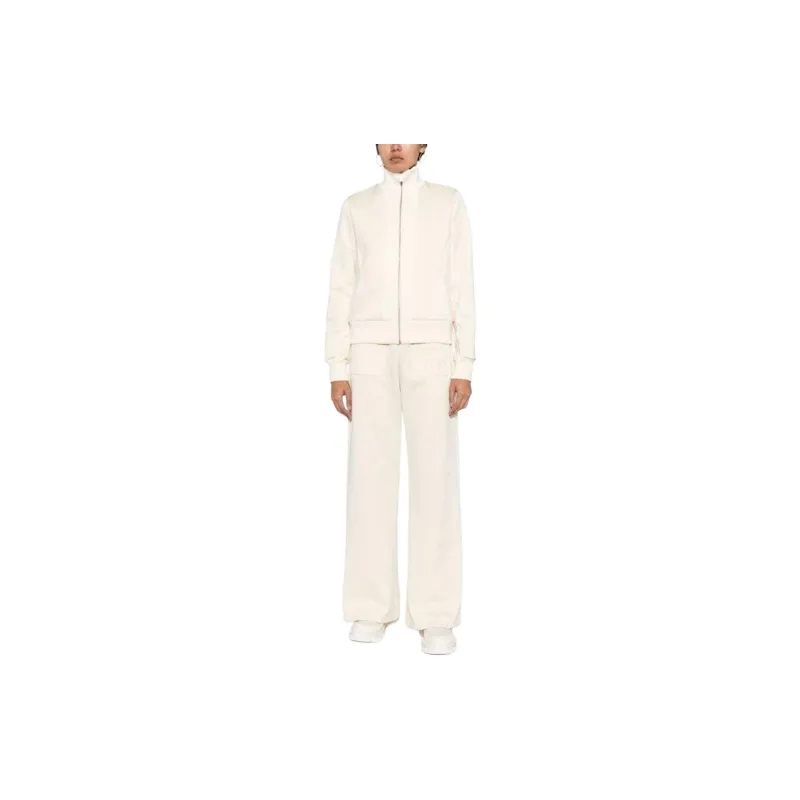 OFF WHITE Logo embroidered Flared Track Pants-1