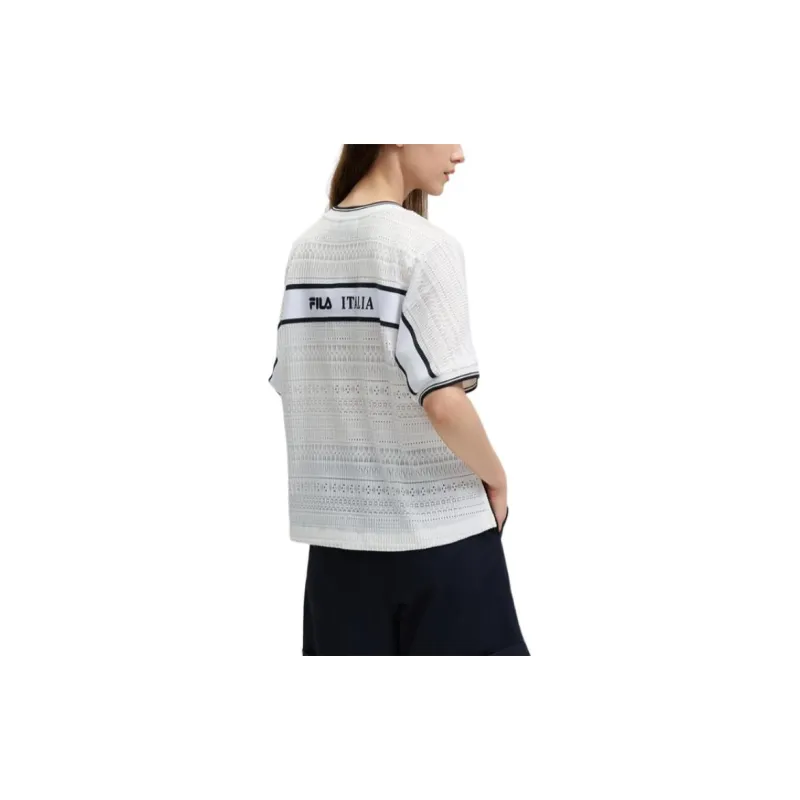 FILA Knitwear Women's Cloud White-5
