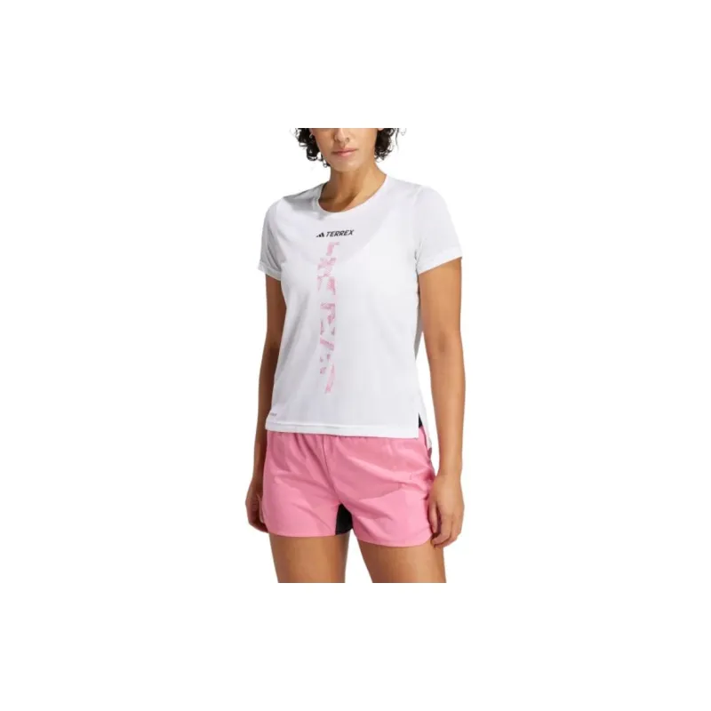 Adidas Terrex Agravic T Shirt Women's White/Pink-4