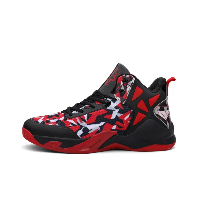 GQWE Cushioning Breathable Lightweight High-Top Basketball Shoes Unisex-28