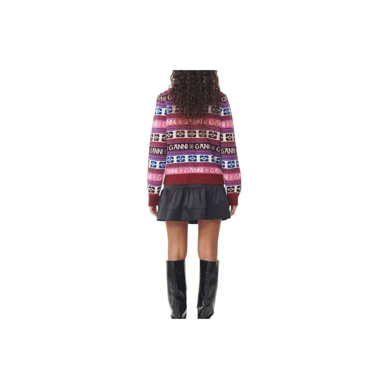 GANNI FW23 Sweater Knitwear Women's Multicolor-1