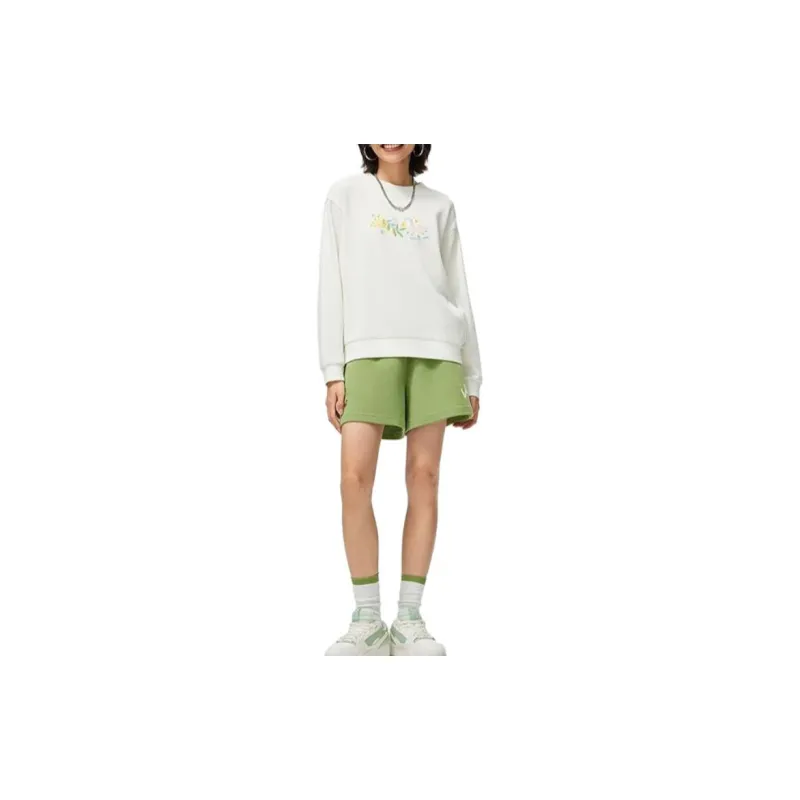 LiNing Sports Lifestyle Collection Sports Trendy Collection Sweatshirt Women's Ivory-2