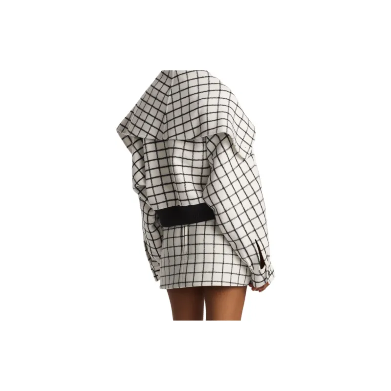 DIOR FW24 Casual Short Skirts Women's Black White-4