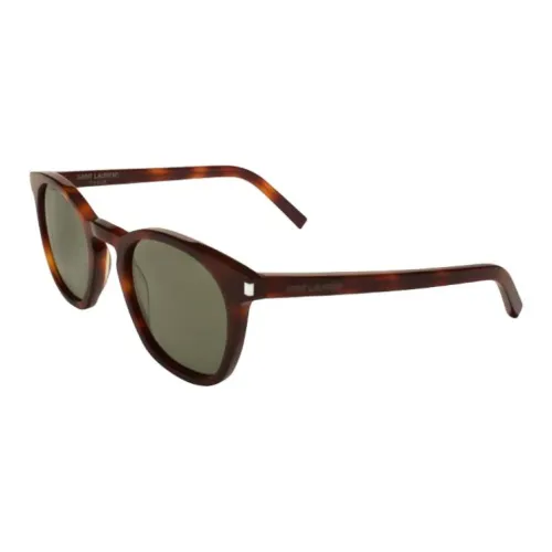 SAINT LAURENT Acetate Square Sunglasses Women's Tortoiseshell