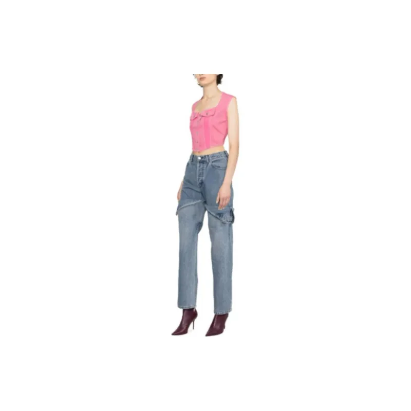 AMBUSH Detailed Straight leg Jeans-3